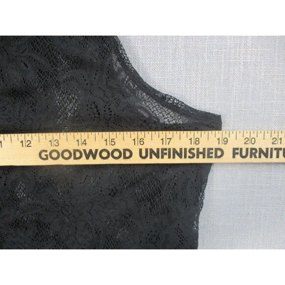 Victorias Secret Pink Womens Black Lace Crop Tank Top Size - XS - Picture 4 of 8